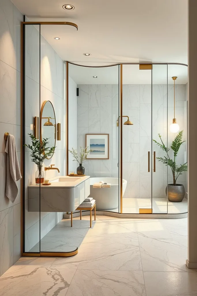 From Angles to Arches: 69 Soft Curves That Redefine Bathroom Elegance