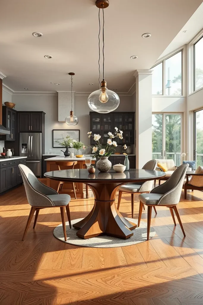 62 Oval Dining Tables in the Kitchen: Elegant and Space-Saving Ideas
