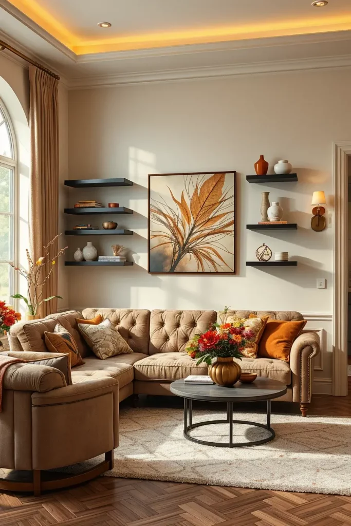 63 Colors of a Cozy Fall Living Room: Unexpected Shades for a Glowing Interior