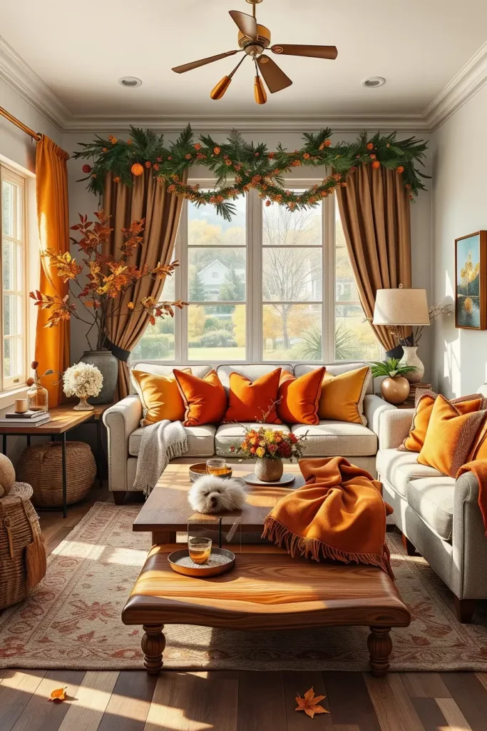Textural Symphony: 67 Textures Fall Living Room Ideas to Embrace the Season
