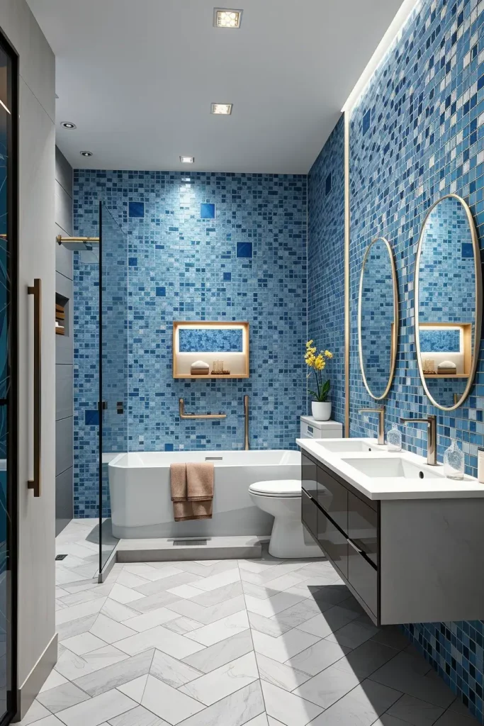 70 Blue Accents in the Bathroom: Stylish Ideas to Refresh Your Space