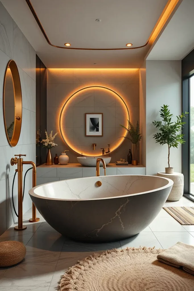 66 Bathroom Furniture Ideas with Soft Lines for a Modern and Elegant Look