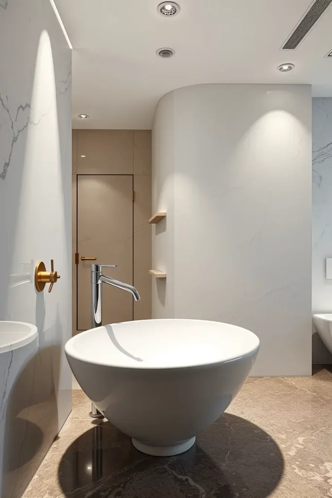 64 Architectural Curves Bathroom Ideas That Redefine Modern Design