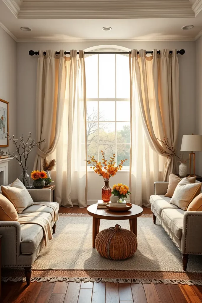 Textural Symphony: 67 Textures Fall Living Room Ideas to Embrace the Season