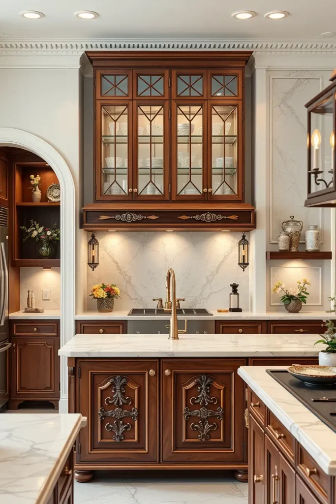 61 Carved Wood Kitchen Cabinets Ideas to Add Character and Elegance
