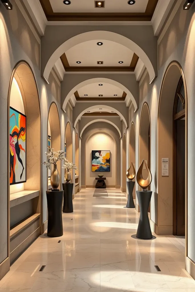 The Art of the Bend: 64 Soft Curves in the Hallway That Quietly Redefine Space