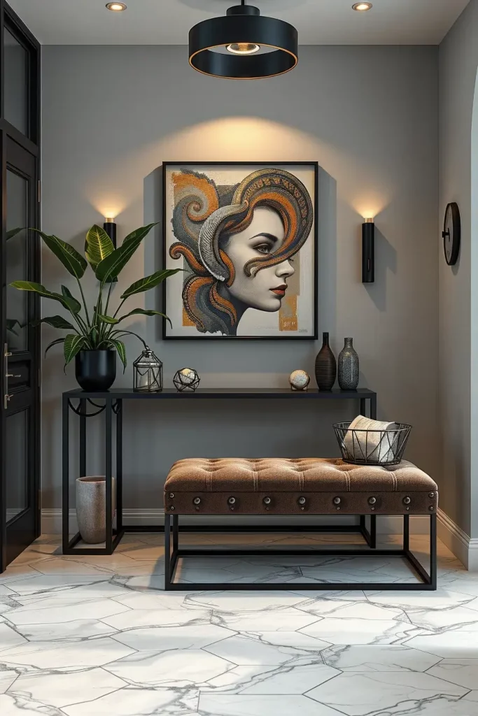 Where Style Steps In: 67 Unexpectedly Chic Home Lobby Statements