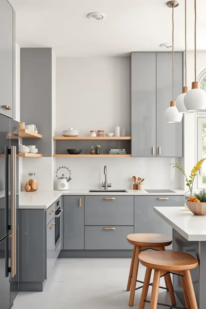 Beyond Neutral: 67 Gray and Wood Kitchen Ideas That Defy Convention