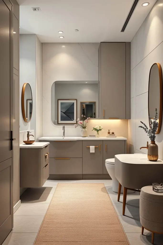 66 Bathroom Furniture Ideas with Soft Lines for a Modern and Elegant Look