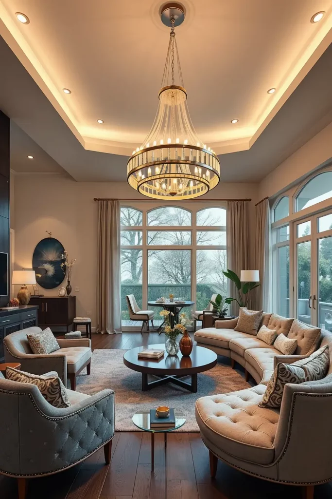 Sculpted Serenity: 68 Soft Curves in the Living Room That Whisper Modern Elegance