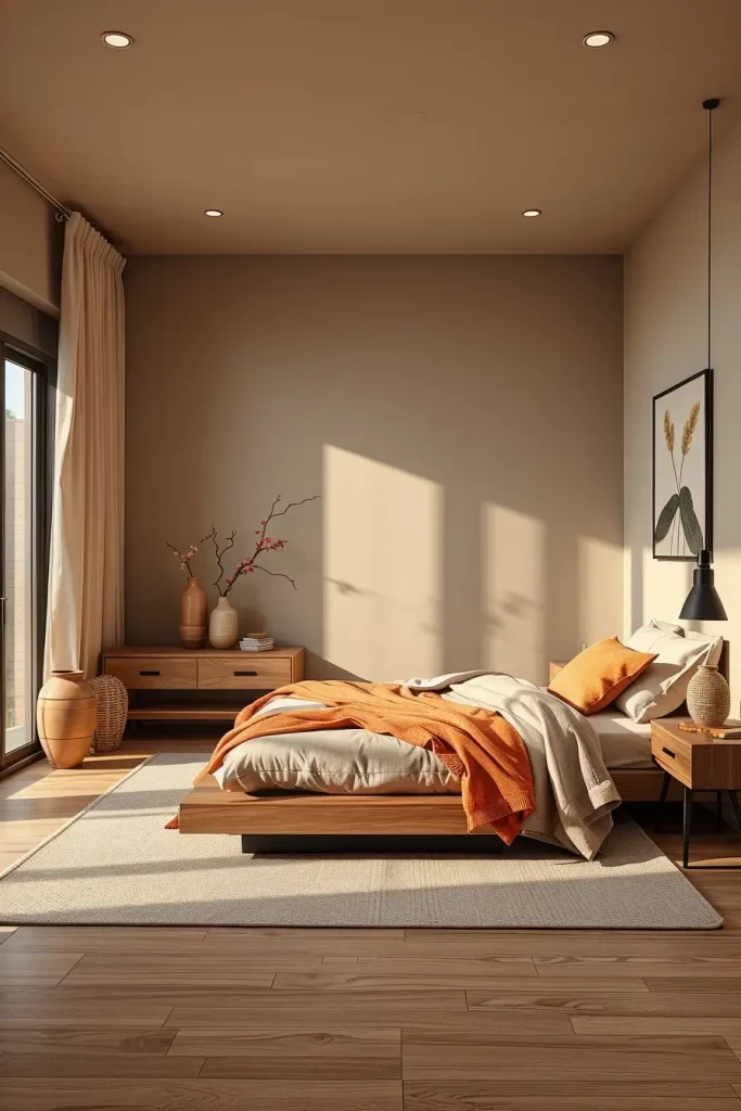 66 Earthy Tones in Bedroom Design for a Naturally Stylish Retreat