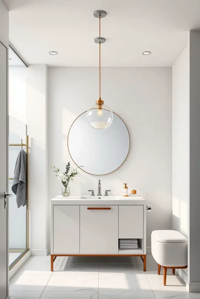 58 Minimalist Small Bathroom Decor Ideas for a Clean and Elegant Look