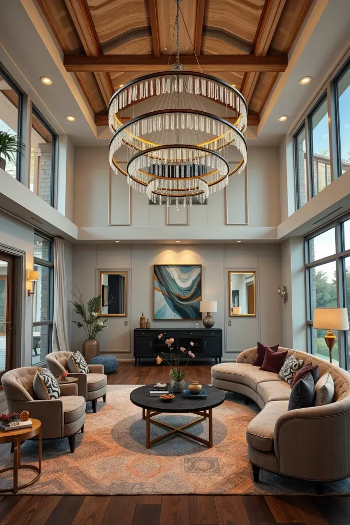 Sculpted Serenity: 68 Soft Curves in the Living Room That Whisper Modern Elegance