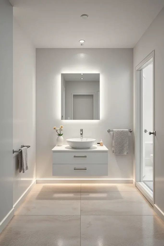 58 Minimalist Small Bathroom Decor Ideas for a Clean and Elegant Look