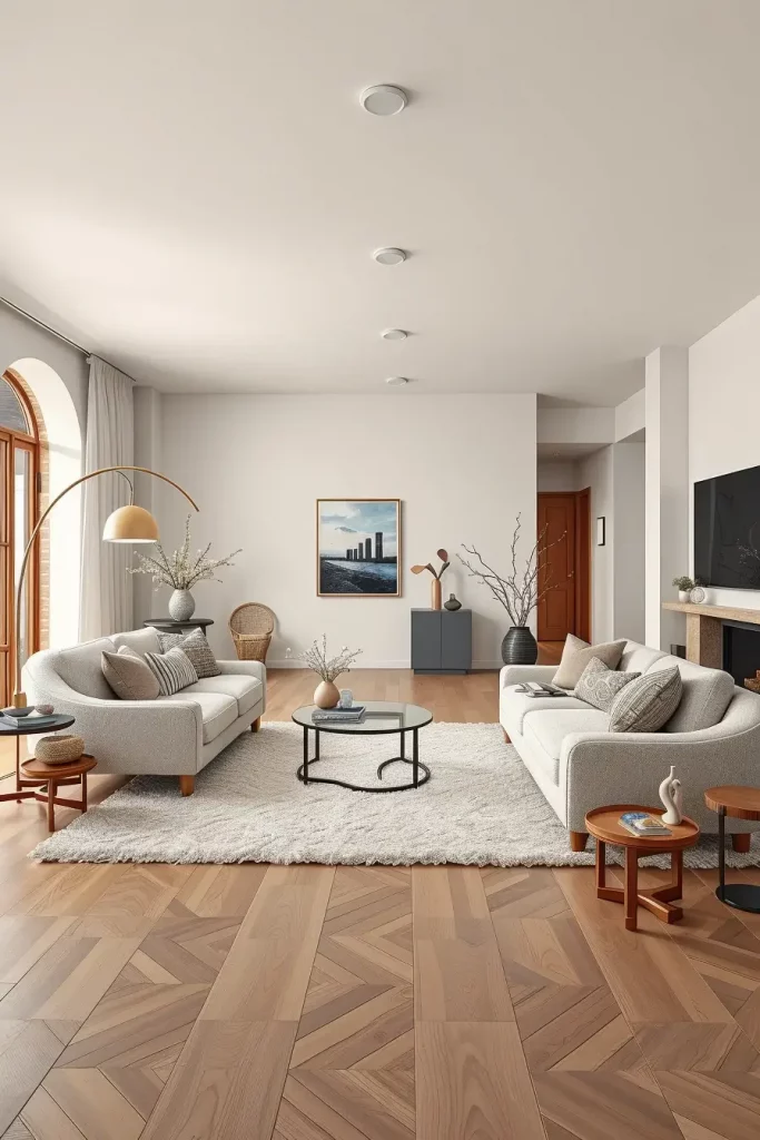 Sculpted Serenity: 68 Soft Curves in the Living Room That Whisper Modern Elegance