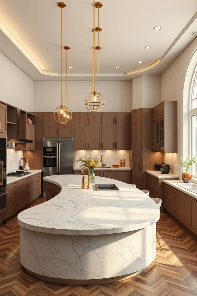 Whispers of Elegance: 67 Soft Curves in the Kitchen That Transform Every Space