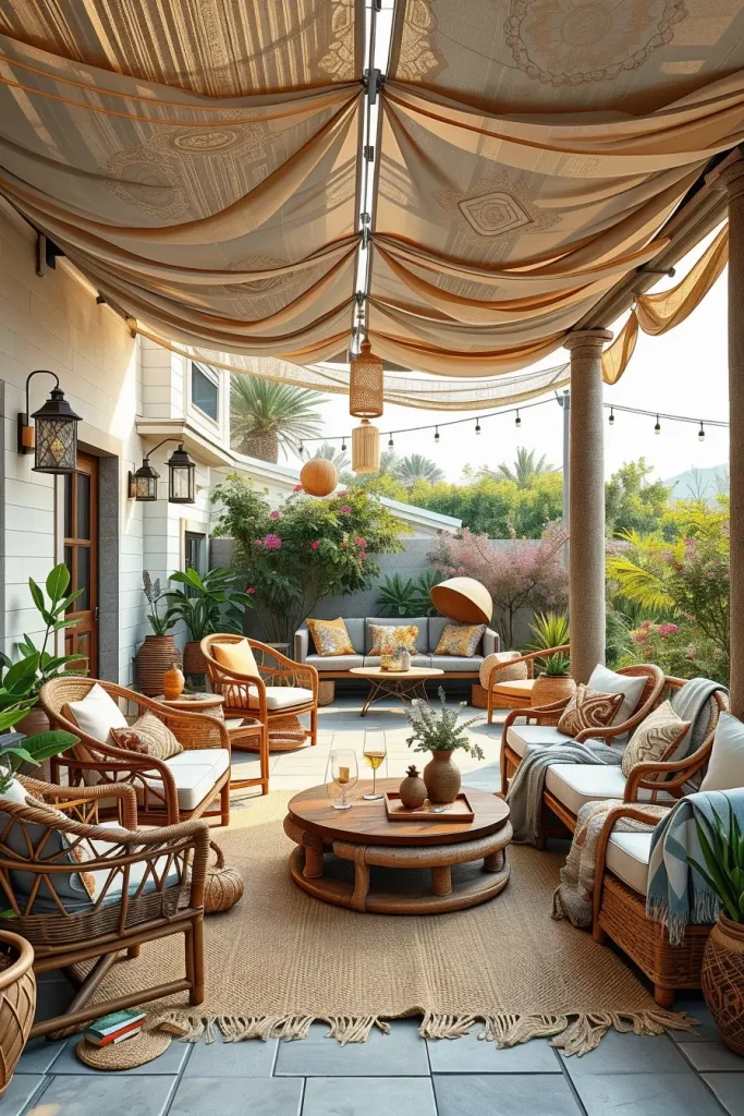 63 Boho Patios: Stylish and Cozy Outdoor Space Ideas