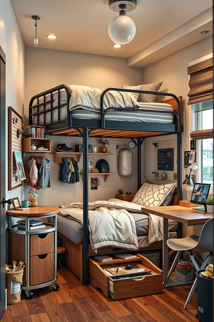 63 Dorm Room Ideas for Boys College: Stylish, Practical & Cool Designs