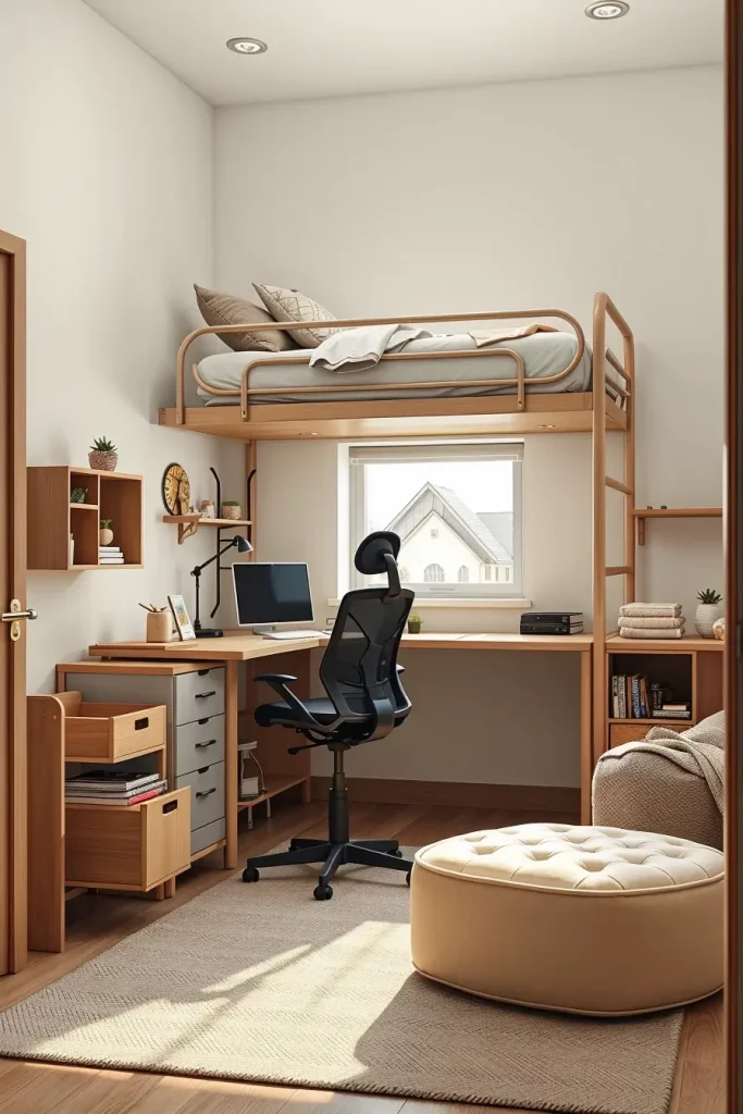 51 Minimalist Dorm Room Design Ideas for a Clean and Modern College Space
