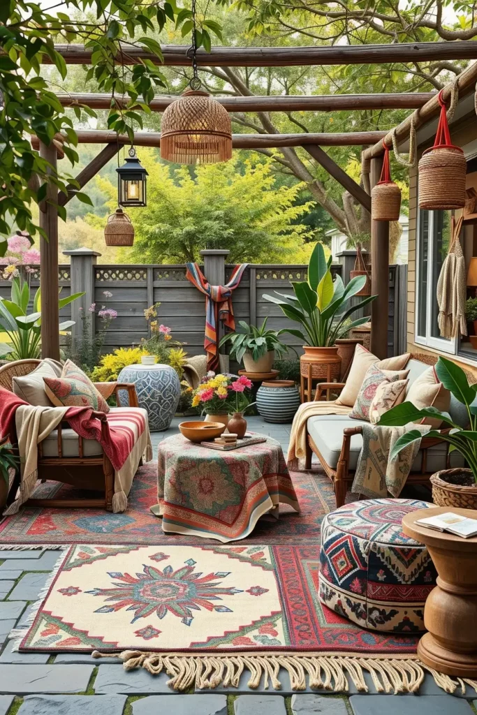 63 Boho Patios: Stylish and Cozy Outdoor Space Ideas