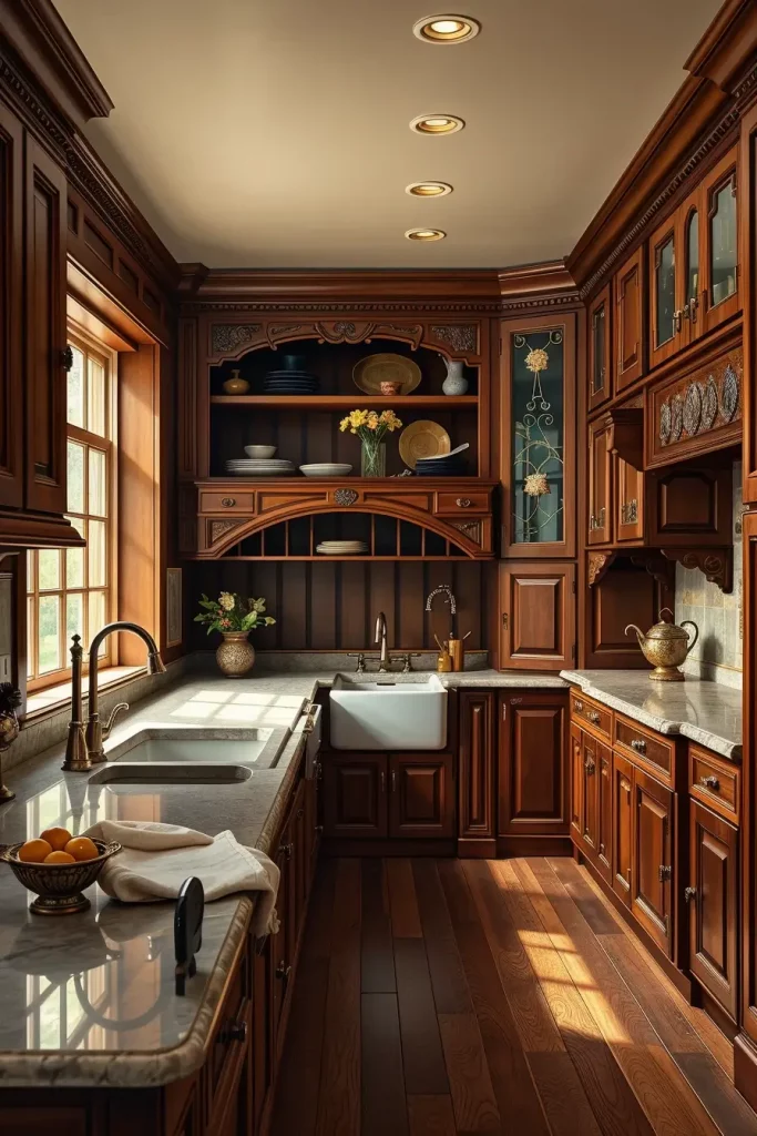 61 Carved Wood Kitchen Cabinets Ideas to Add Character and Elegance