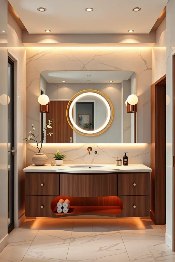 66 Bathroom Furniture Ideas with Soft Lines for a Modern and Elegant Look