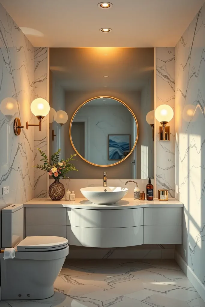 66 Bathroom Furniture Ideas with Soft Lines for a Modern and Elegant Look