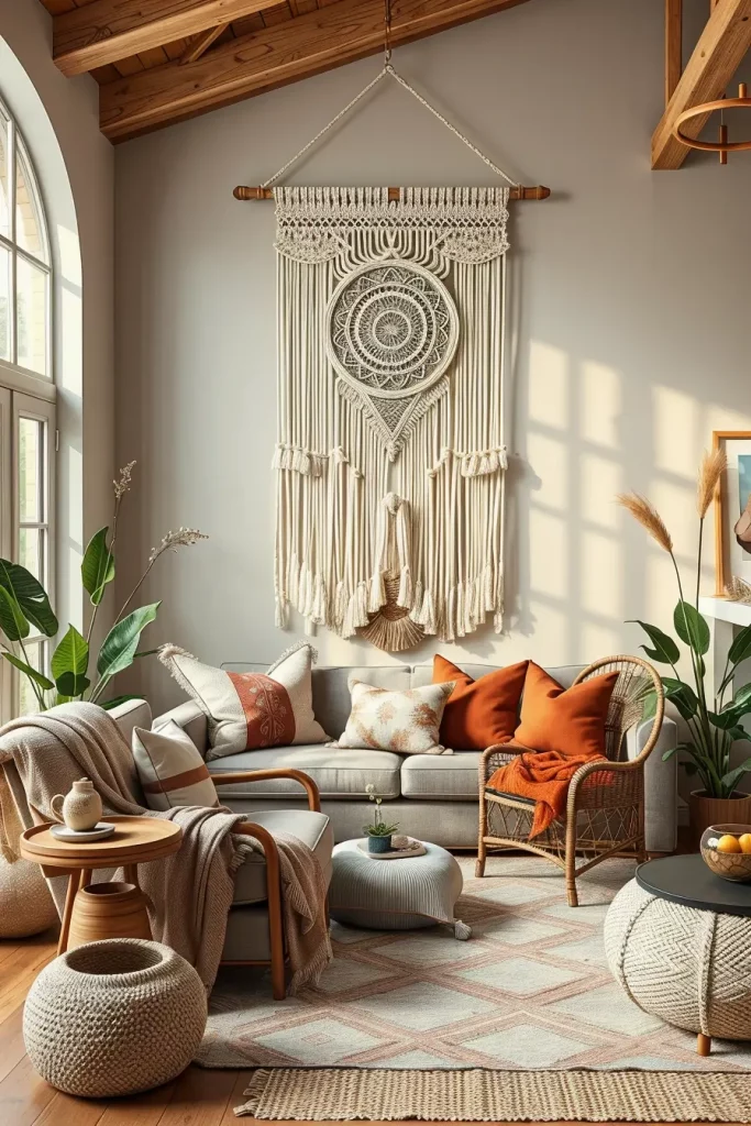 Textural Symphony: 67 Textures Fall Living Room Ideas to Embrace the Season