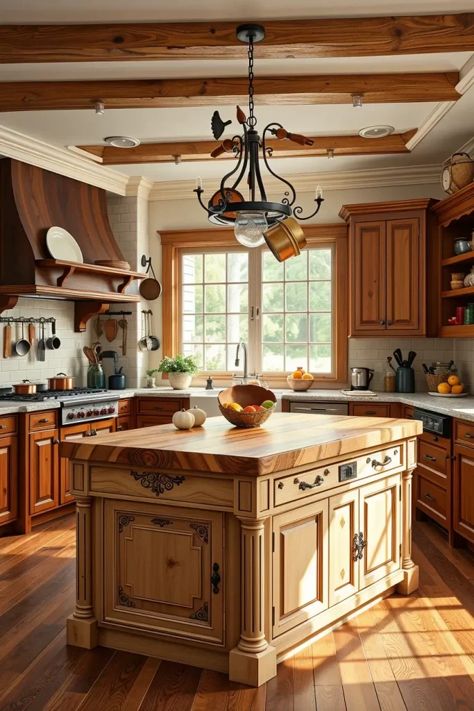 Whittled Wonders: 64 Traditional Kitchen Woodwork Ideas That Stir the Soul