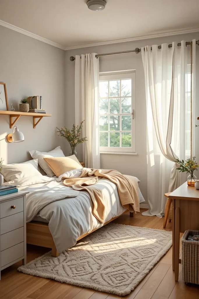 51 Minimalist Dorm Room Design Ideas for a Clean and Modern College Space
