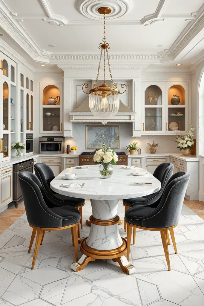 62 Oval Dining Tables in the Kitchen: Elegant and Space-Saving Ideas