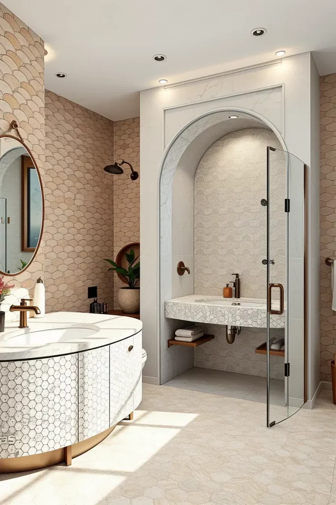 66 Bathroom Furniture Ideas with Soft Lines for a Modern and Elegant Look