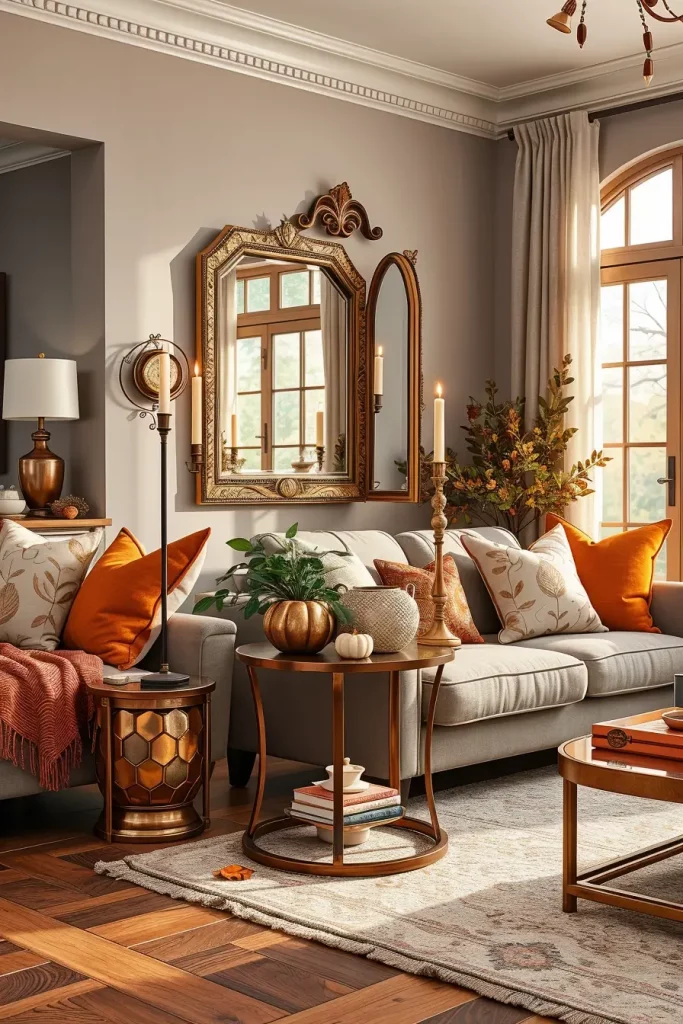 Textural Symphony: 67 Textures Fall Living Room Ideas to Embrace the Season