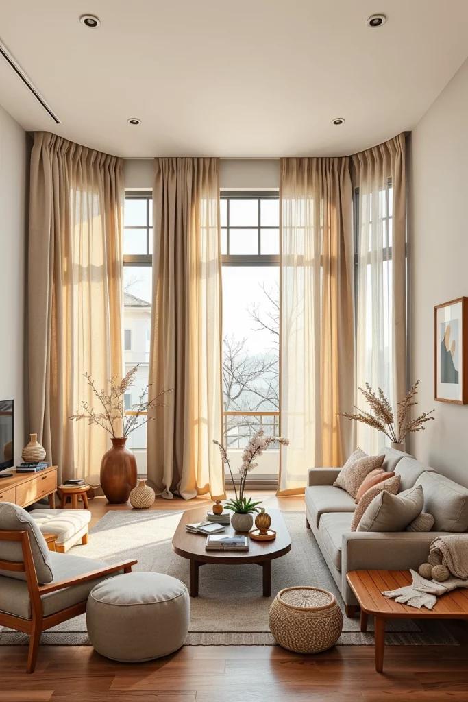 64 Japandi-Style Living Room Ideas for a Calm and Modern Home
