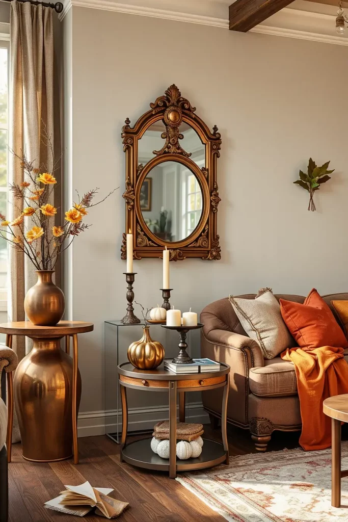 Textural Symphony: 67 Textures Fall Living Room Ideas to Embrace the Season