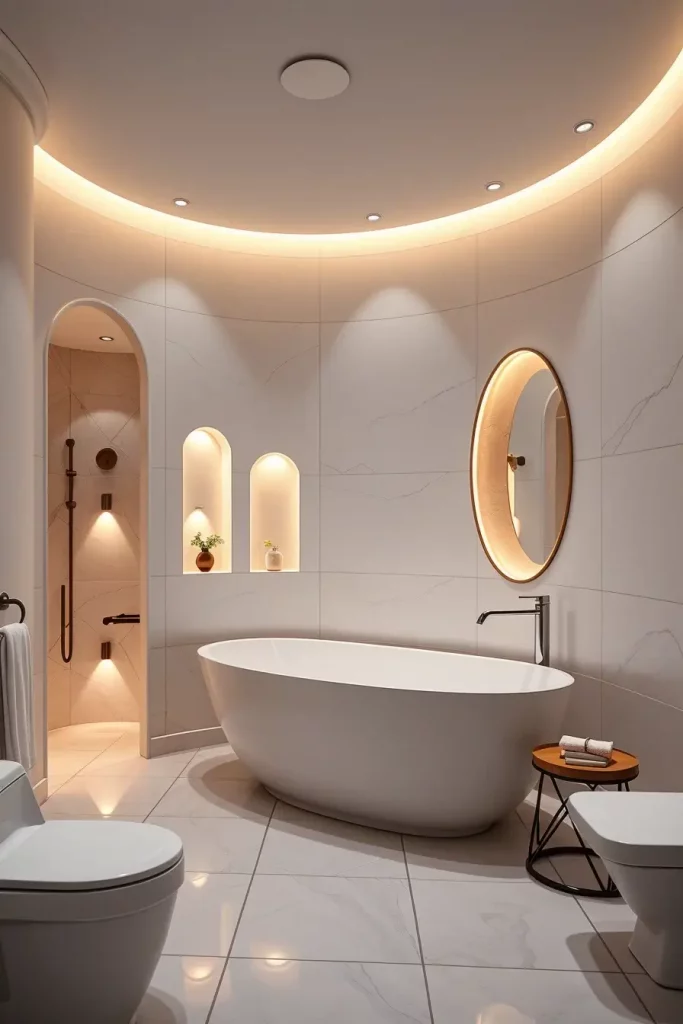 64 Architectural Curves Bathroom Ideas That Redefine Modern Design