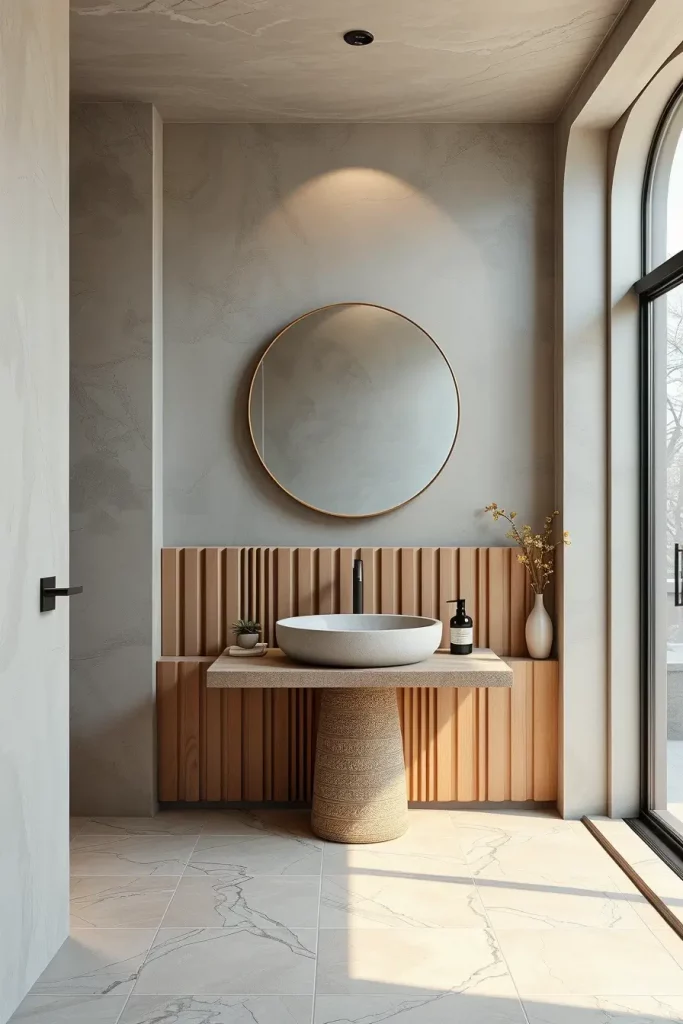 Wabi-Sabi Soaks and Scandinavian Softenings: 64 Unconventional Japandi Bathrooms