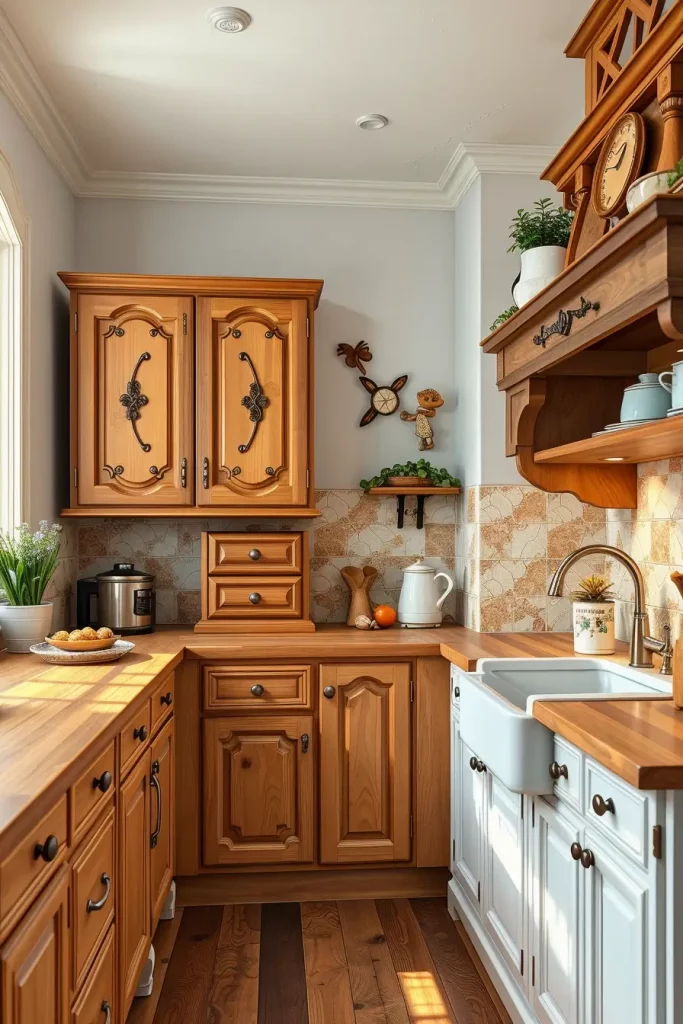 61 Carved Wood Kitchen Cabinets Ideas to Add Character and Elegance