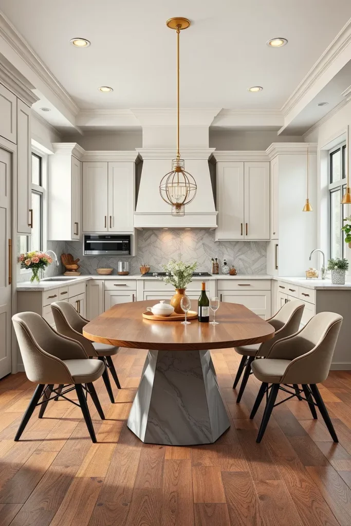 62 Oval Dining Tables in the Kitchen: Elegant and Space-Saving Ideas