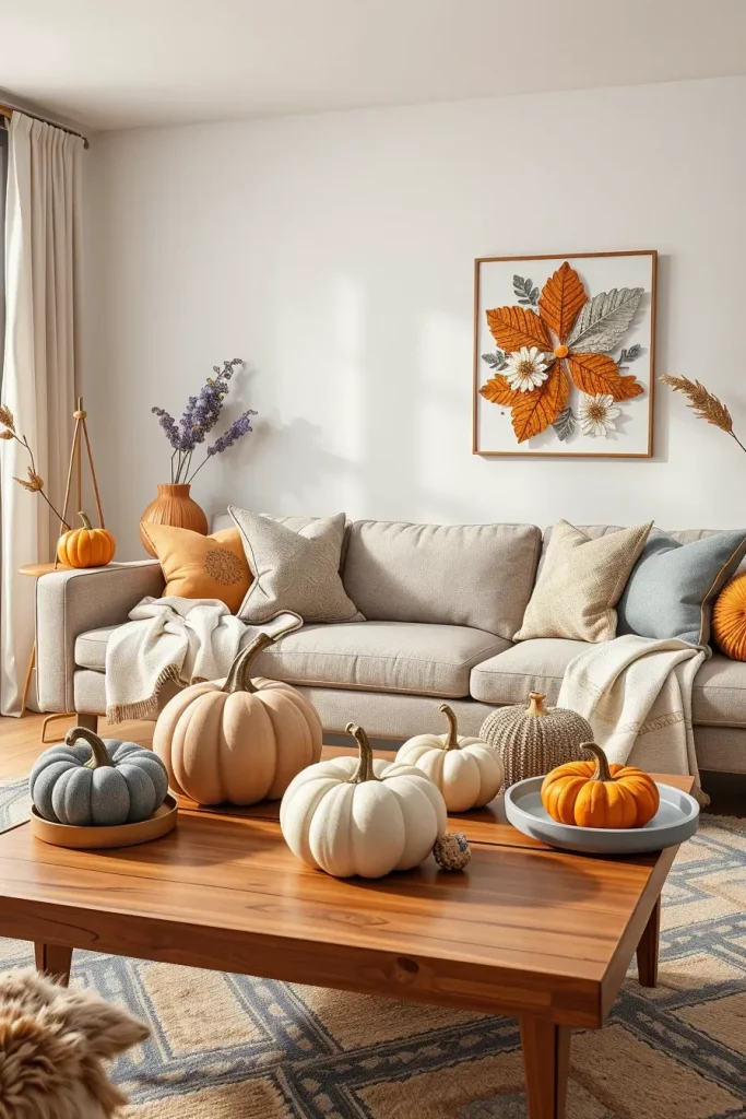 Textural Symphony: 67 Textures Fall Living Room Ideas to Embrace the Season