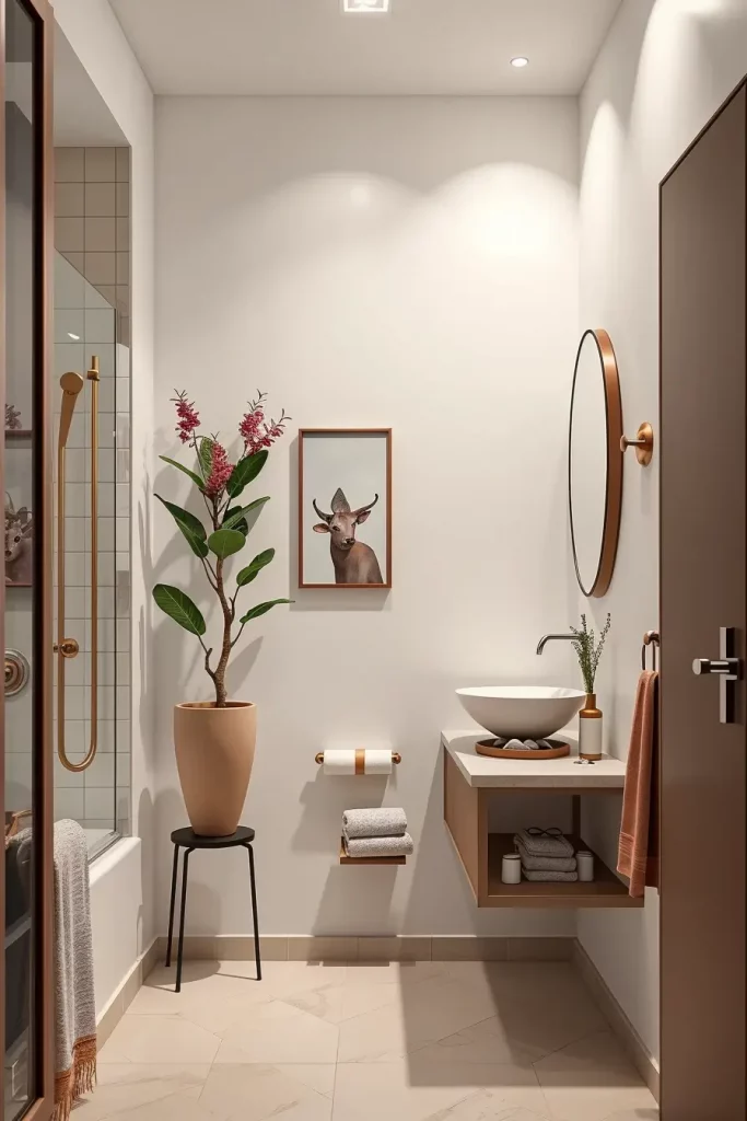 58 Minimalist Small Bathroom Decor Ideas for a Clean and Elegant Look