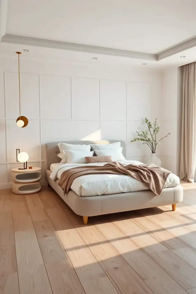 66 Corner-Free Furniture Ideas for Bedrooms and Living Rooms