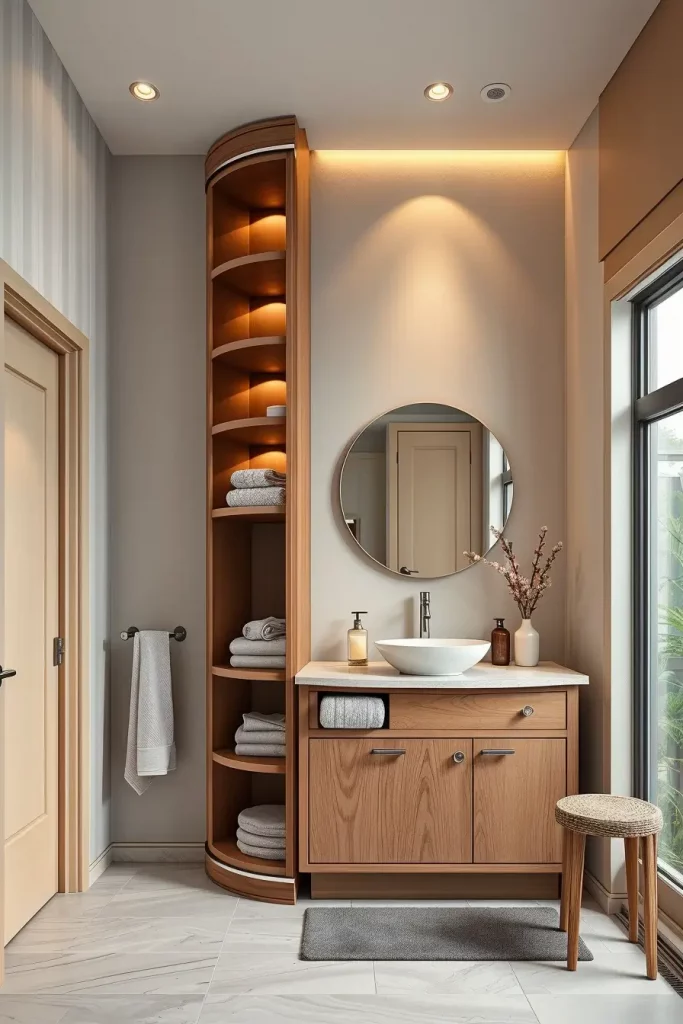 66 Bathroom Furniture Ideas with Soft Lines for a Modern and Elegant Look