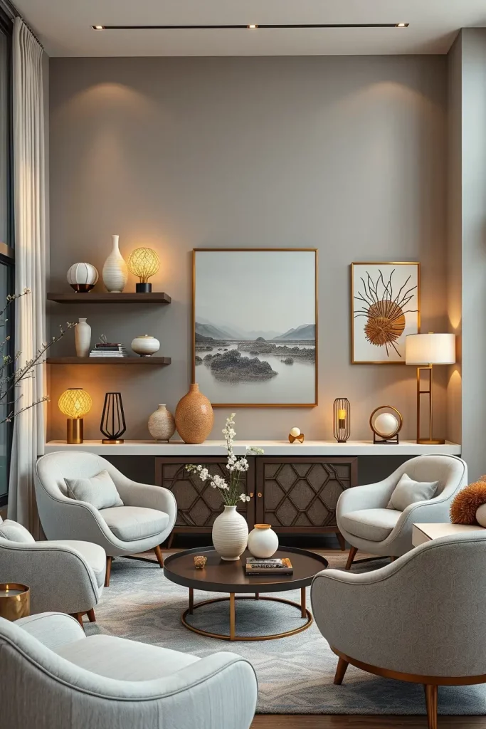 Sculpted Serenity: 68 Soft Curves in the Living Room That Whisper Modern Elegance