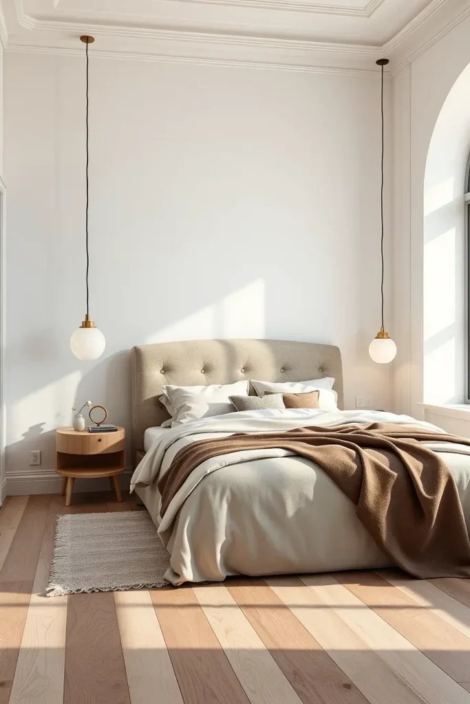 66 Corner-Free Furniture Ideas for Bedrooms and Living Rooms