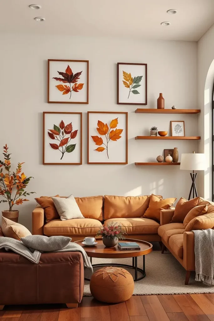Textural Symphony: 67 Textures Fall Living Room Ideas to Embrace the Season