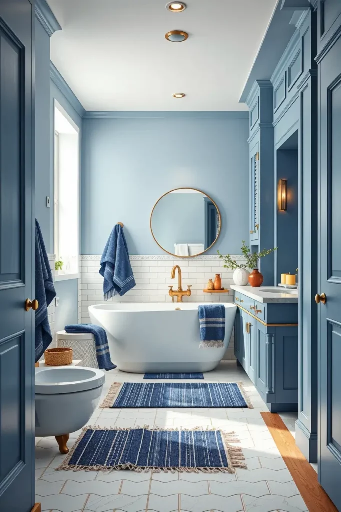 70 Blue Accents in the Bathroom: Stylish Ideas to Refresh Your Space