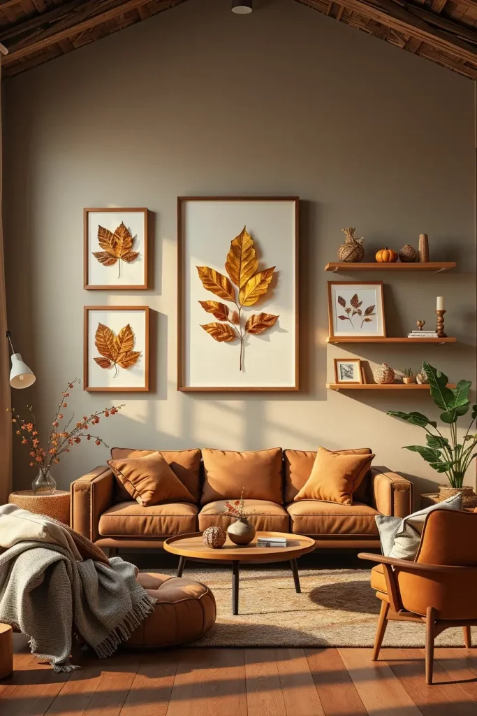 Textural Symphony: 67 Textures Fall Living Room Ideas to Embrace the Season