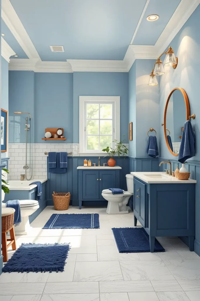 70 Blue Accents in the Bathroom: Stylish Ideas to Refresh Your Space