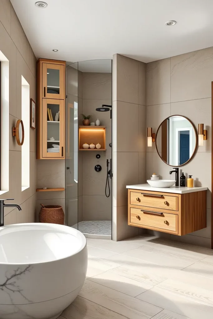 57 Japandi-Style Bathroom Ideas to Inspire a Calm and Minimalist Retreat
